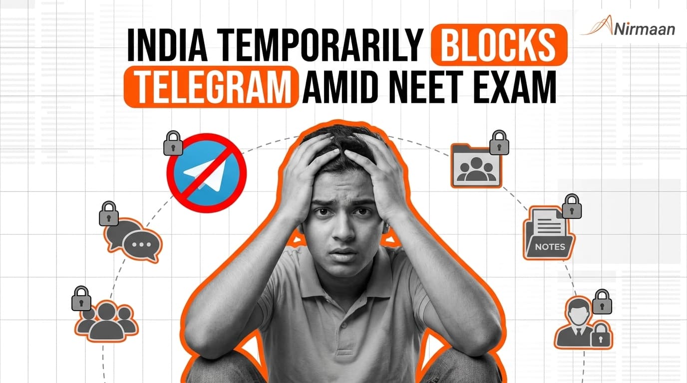 India Temporarily Blocks Telegram Amid NEET Exam